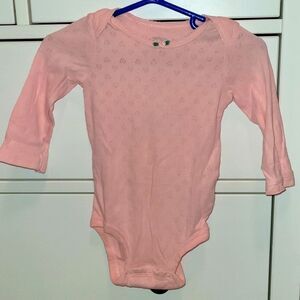 3 for $10! Carter's Pink long sleeve body suit